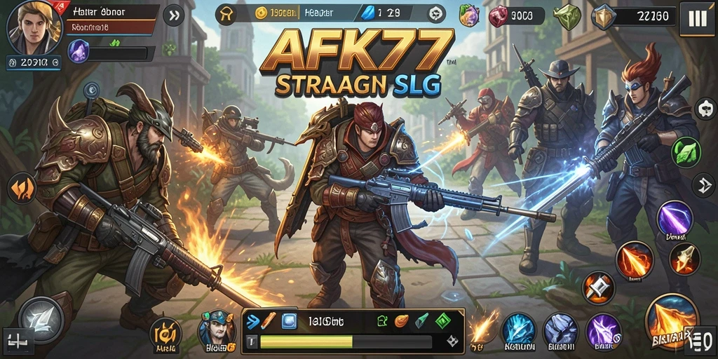 Tampilan gameplay menarik dan menantang dalam AFK77.