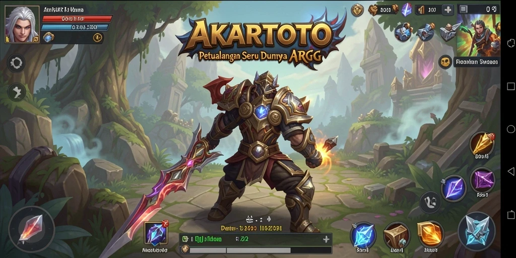 Tampilan gameplay AKARTOTO yang mengasyikkan dan penuh aksi.