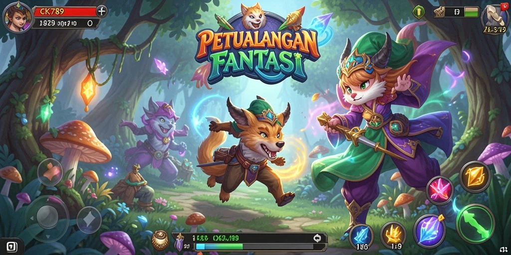 Tampilan gameplay CK789 yang menarik di dunia petualangan.