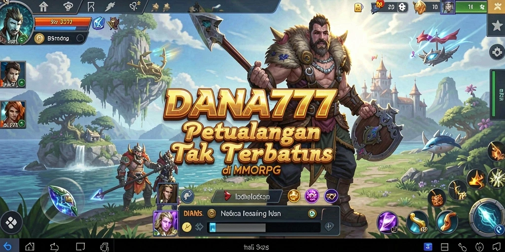 Gameplay MMORPG DANA777 dengan grafis yang memukau dan aksi seru.
