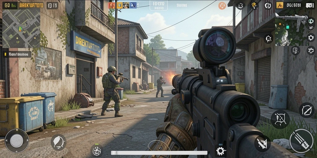 Tampilan gameplay yang menegangkan di DIREKTURTOTO.