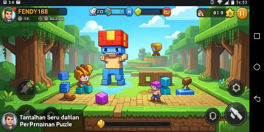 Tampilan gameplay FENDY188 yang menggugah selera untuk bermain puzzle.