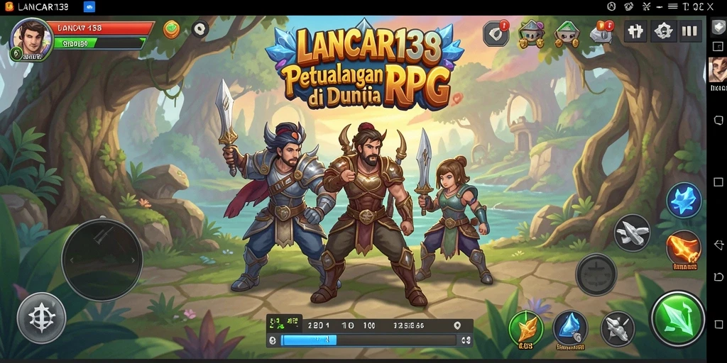 Gameplay RPG LANCAR138 yang seru dan mendebarkan.