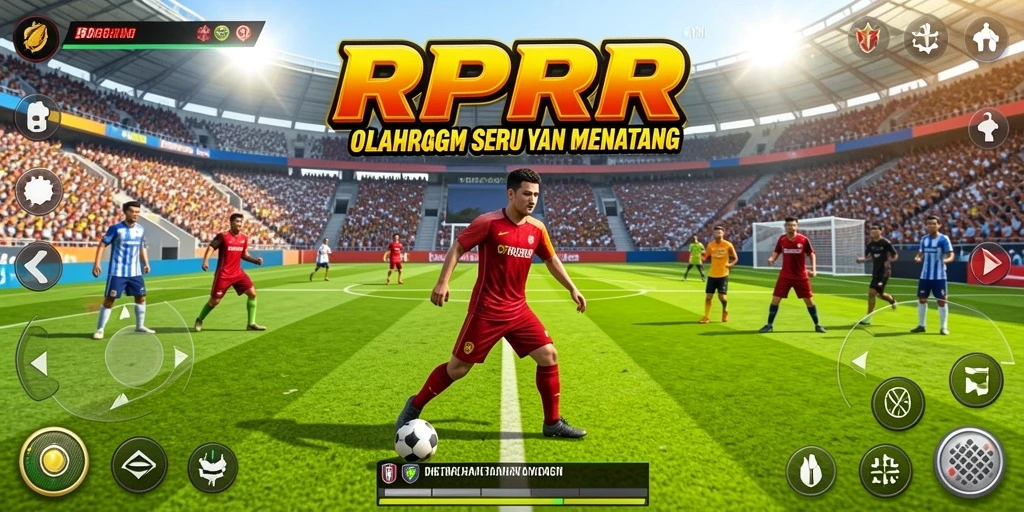 Screenshot gameplay RPRR yang menampilkan aksi seru olahraga.