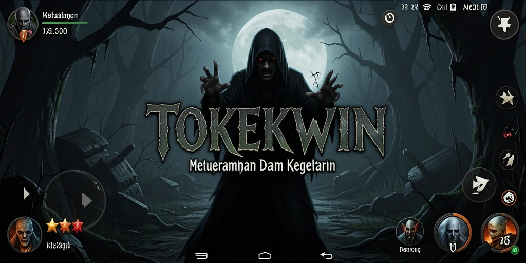 Screenshot menampilkan gameplay menegangkan di dalam dunia TOKEKWIN.