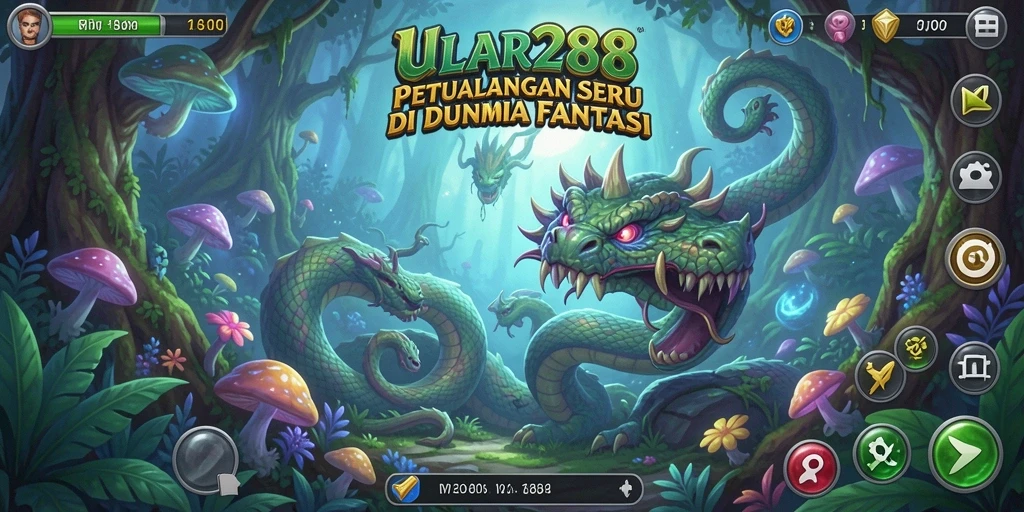 Tampilan gameplay ULAR288 yang penuh petualangan seru dan tantangan mendebarkan.