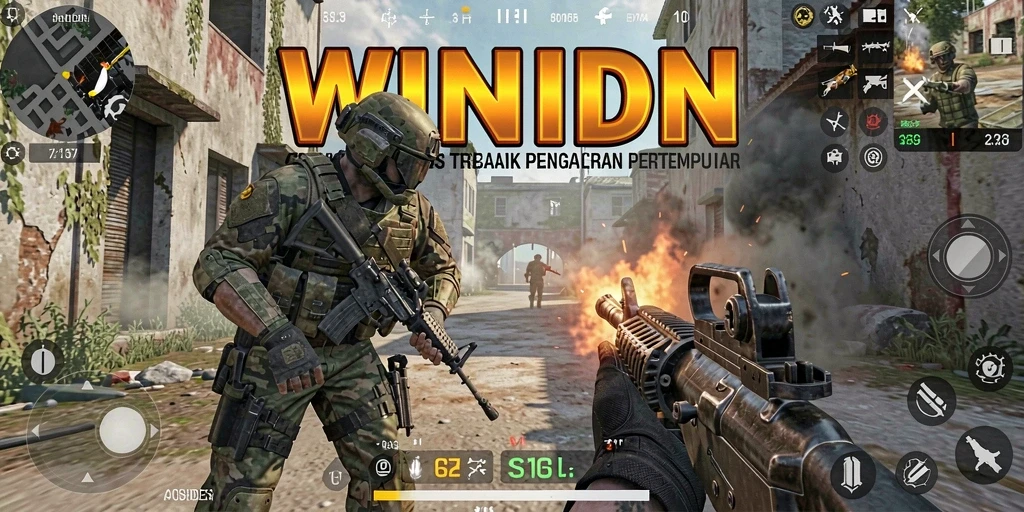 Screenshot gameplay WINIDN menampilkan pertempuran yang seru dan grafis yang menawan.